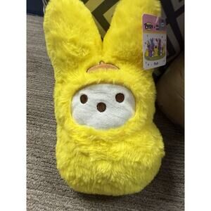 Peeps x Hello Kitty and Friends Yellow Pompompurin Plush Bunny 12 inch NWT